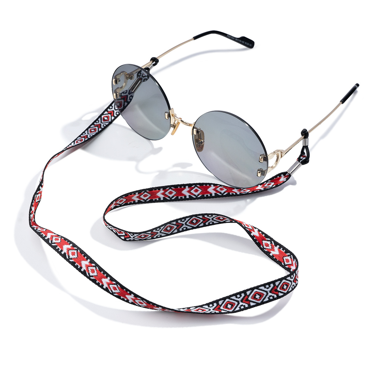 Bohemian Style Woven Glasses Cord Sunglasses Reading Glasses Glasses Lanyard Glasses Chain Portable Neck Strap Anti-Drop Cord