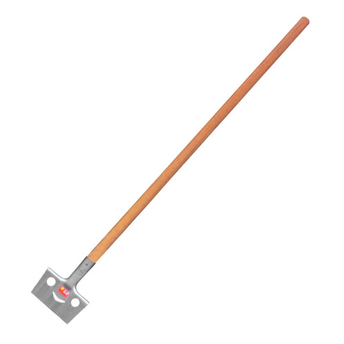 Thickened manganese steel belt sawtooth road deicing shovel ice shovel snow removal shovel ice breaking shovel snow shovel snow clearing board extended wooden handle shovel
