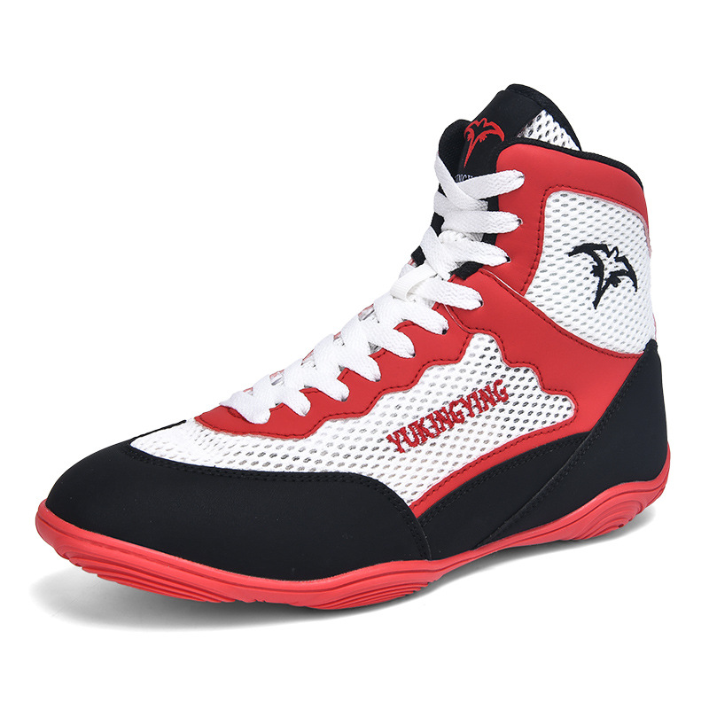 2025 boxing shoes wrestling shoe fighting plus size cross-border wholesale high-top squat shoes special shoes training
