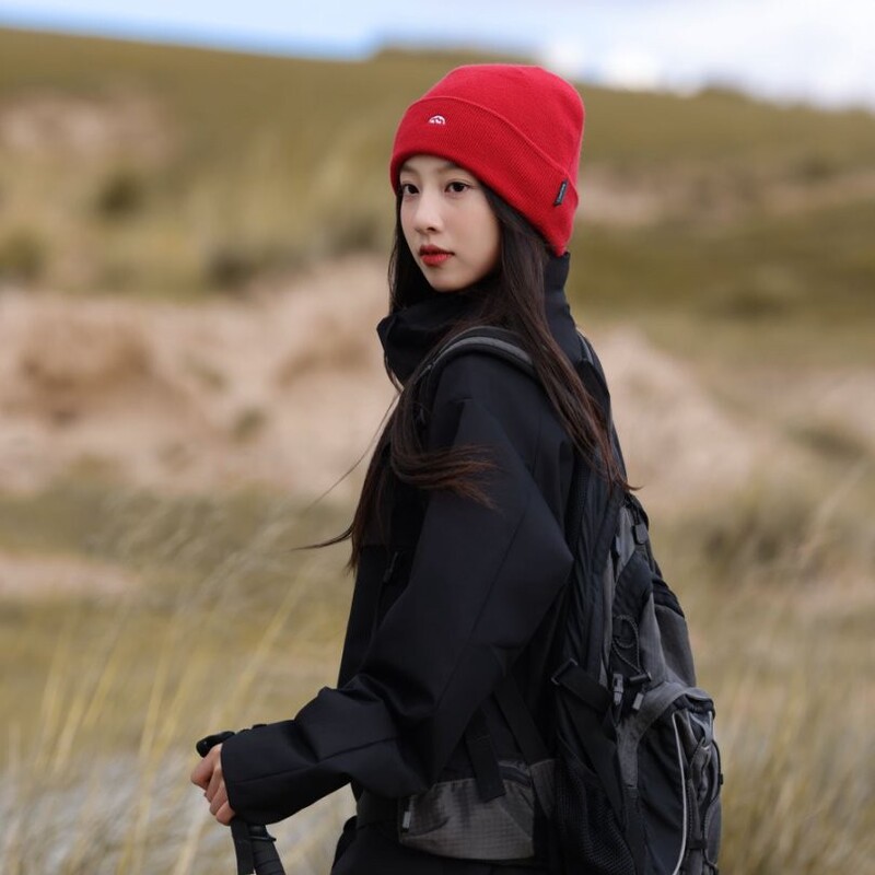 秋冬新款男女同款休闲百搭潮流刺绣针织帽保暖防寒百搭显脸小帽子|undefined