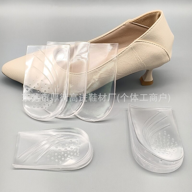 Multi-layer corrective heel pad XO type leg inner eight outer eight-foot corrective heel pad silicone shock absorption anti-wear heel pad Multi-layer corrective heel pad XO type leg inner eight outer eight-foot corrective heel pad silicone shock absorption anti-wear heel pad