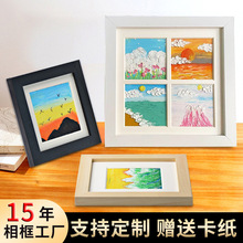 正方形九宫四宫格油画棒相框批发手工diy摆台绘画装裱画框挂墙框