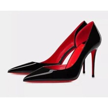 K 95125 Spring Patent Leather Heels ��ɫ�߸�Ь �羳ŷ��
