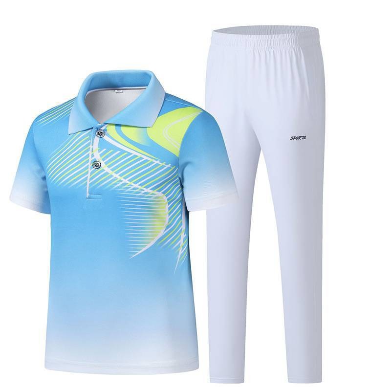 Summer New Sports Quick-drying suit Casual Short-sleeved Men's and Women's Training Ice Silk Breathable Sportswear T-shirt Work Clothes