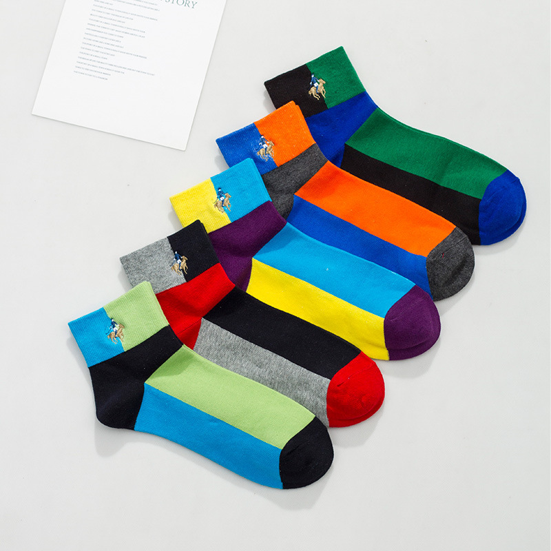 Jadely Paul/Jiadeli Paul Socks Men's Short Wide-Mouth Sports Cotton Socks Spring and Summer Anti-Odor Men's Socks