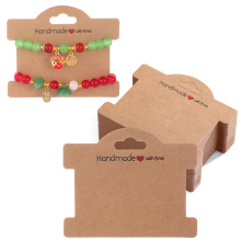 厂家批发新款9.7*8cm手链卡片卡纸展示首饰卡纸饰品卡纸项链纸卡