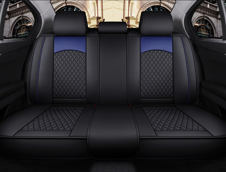 Car Seat Cushion, Universal for All Seasons, Fully Enclosed Seat Cover, New Cartoon Internet Celebrity, Cute Full Leather Seat Cover, Seat Cushion Wholesale
