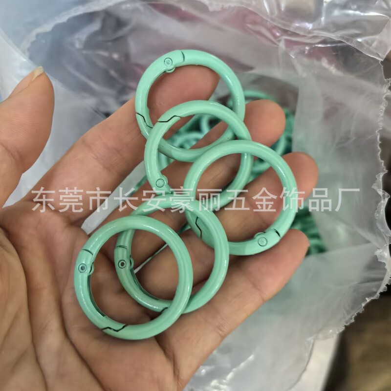 Labubu マカロン 33 ミリメートルスプリングバックル diy ジュエリー内径 25 ミリメートルオープンサークル 1.0inch カラースプリングサークル|undefined