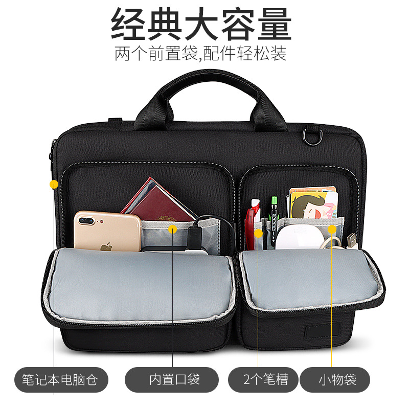 Bolsa de ordenador bolsa de forro maletín portátil bolsa de almacenamiento adecuado para Apple Huawei iPad bolsa de aprendizaje de la máquina 13-17 pulgadas