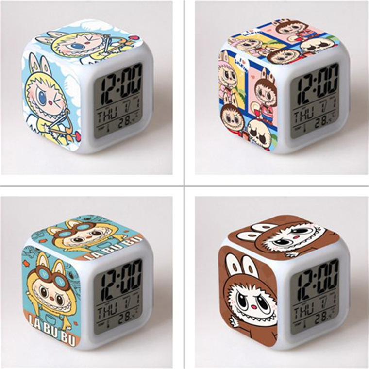 Labubu Peripheral Colorful Alarm Clock New Doll Labubu Alarm Clock Aliexpress Export Supply Student Small Gifts Labubu Peripheral Colorful Alarm Clock New Doll Labubu Alarm Clock Aliexpress Export Supply Student Small Gifts