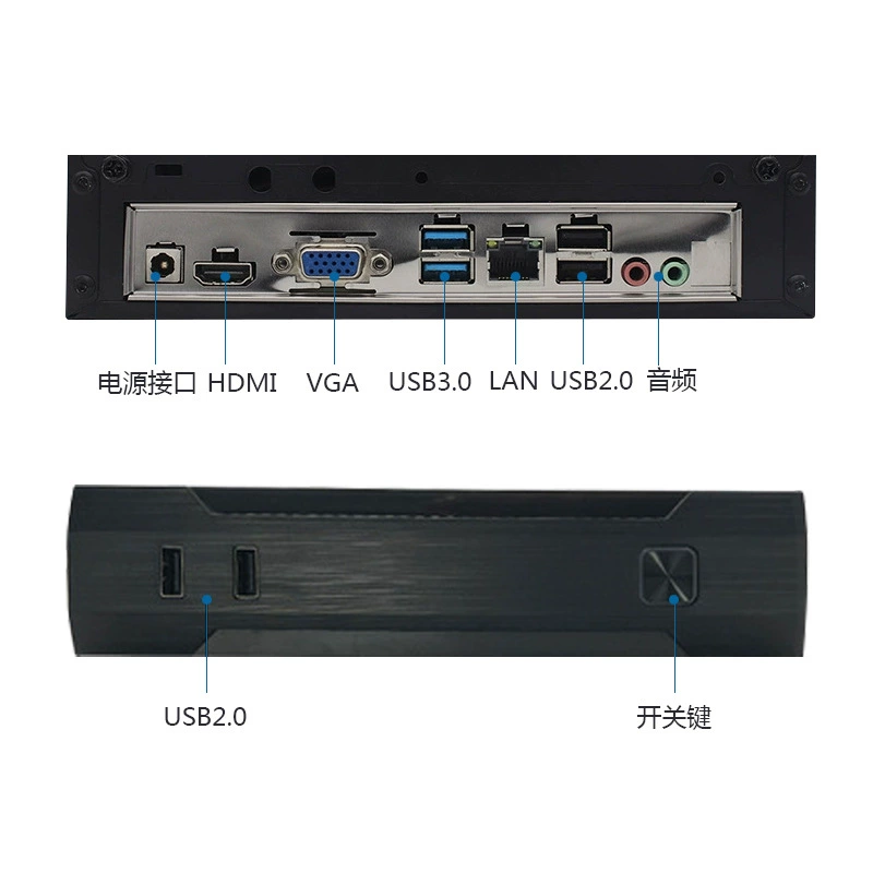 Мини-компьютер корпус офисный миниатюрный хост minipc 12‑е поколение, высокая мощность
