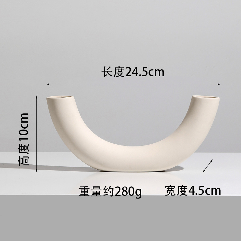 일반 달 모양 꽃병 E