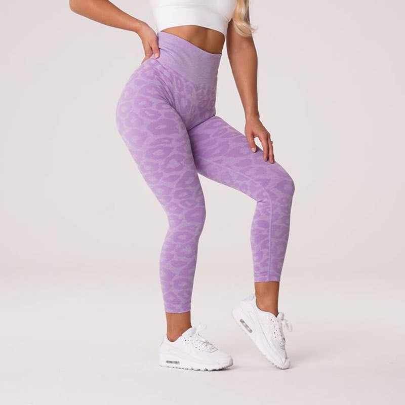 hip-lifting high-elastic high waist Leopard Print Yoga Pants NSXER131266