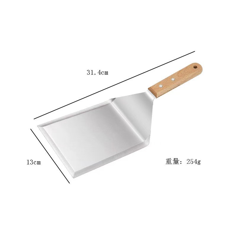 Inventario multipropósito, pala de barbacoa, pala de limpieza, pala de cocina, pala de madera, pala de torta, pala de fruta.