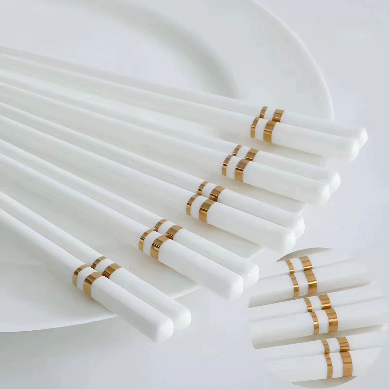 Jingdezhen bone porcelain tableware household European-style rice bowl noodle bowl ceramic dishes dish bowl soup bowl soup free combination petty bourgeois
