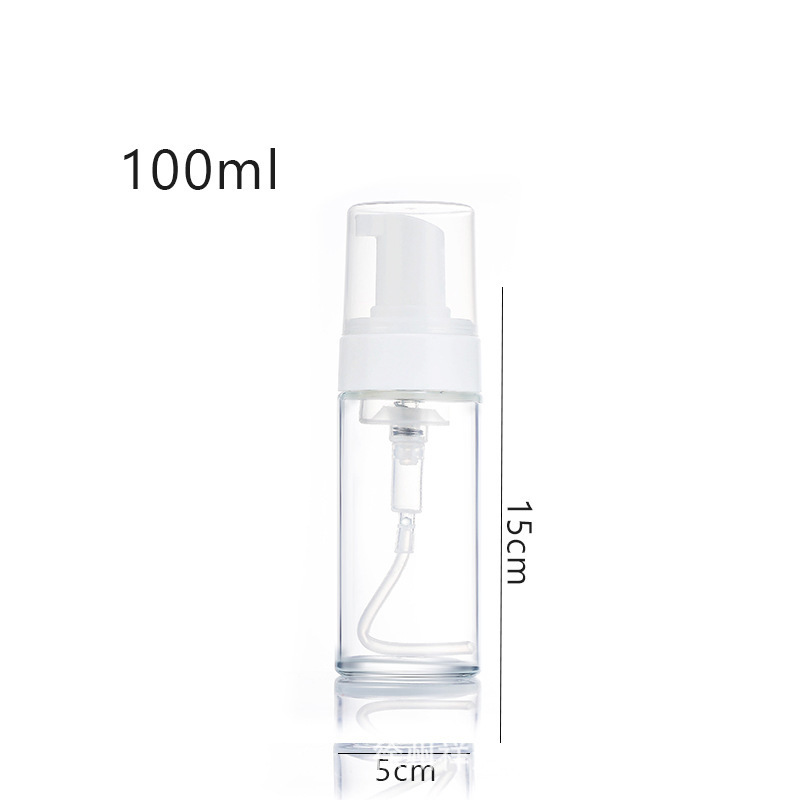 Botella de espuma de mousse 100ml botella espumante 150ml botella de lavado facial botella espumante botella de desinfectante de manos botella