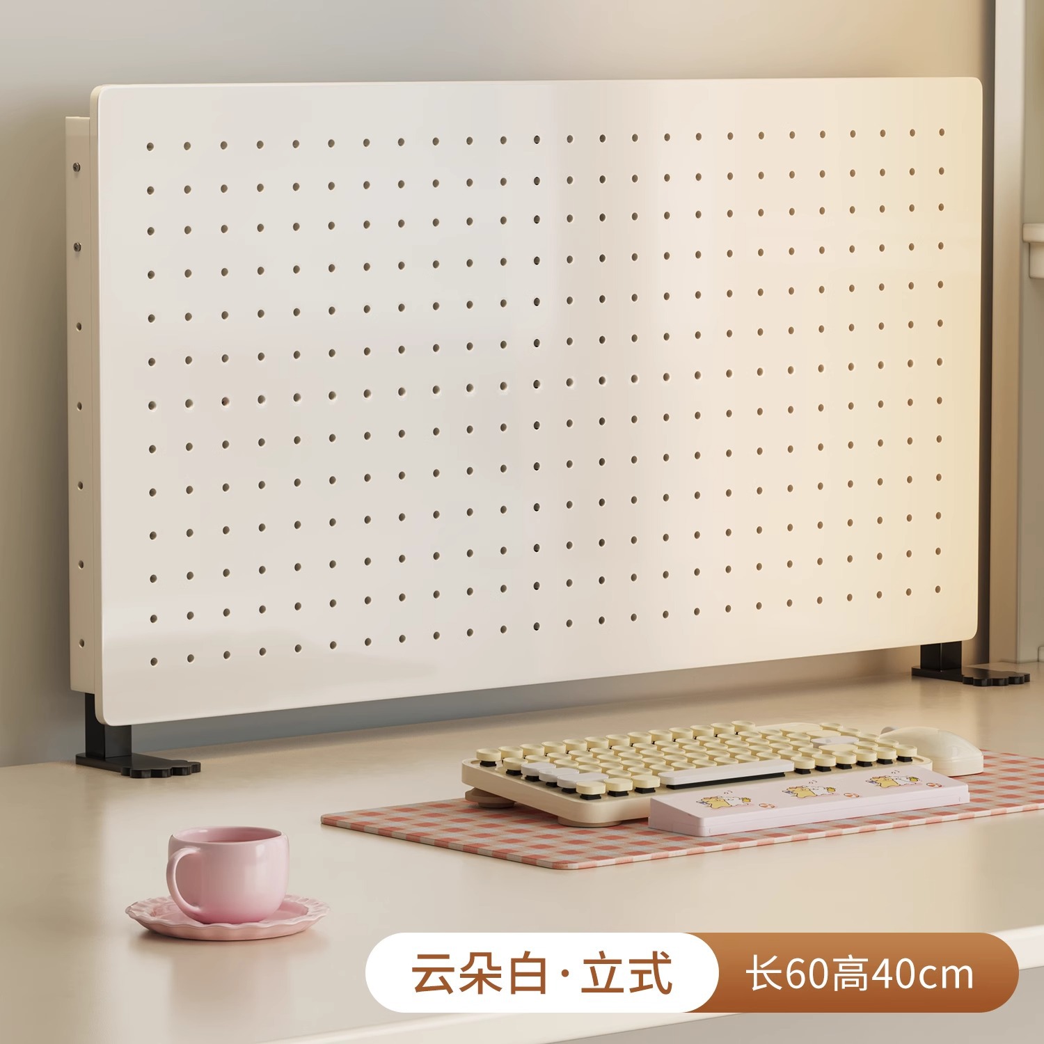 밀크화이트-세로형 60*40CM-싱글보드