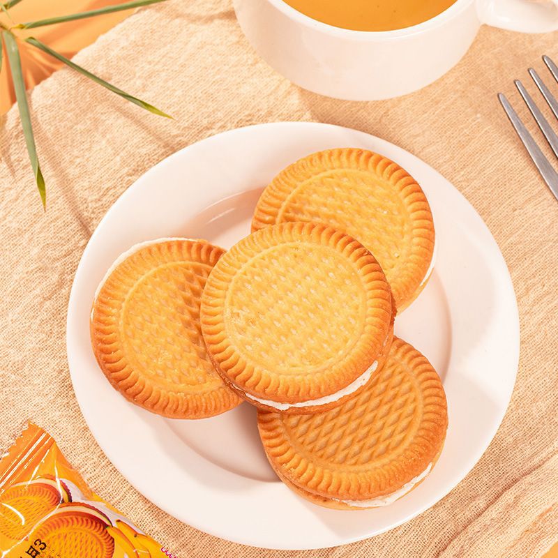 쿠키 샌드위치 쿠키 구식 도매 독립 크림 밀크 초콜릿 맛 전체 상자 인터넷 연예인 간식 아침 식사