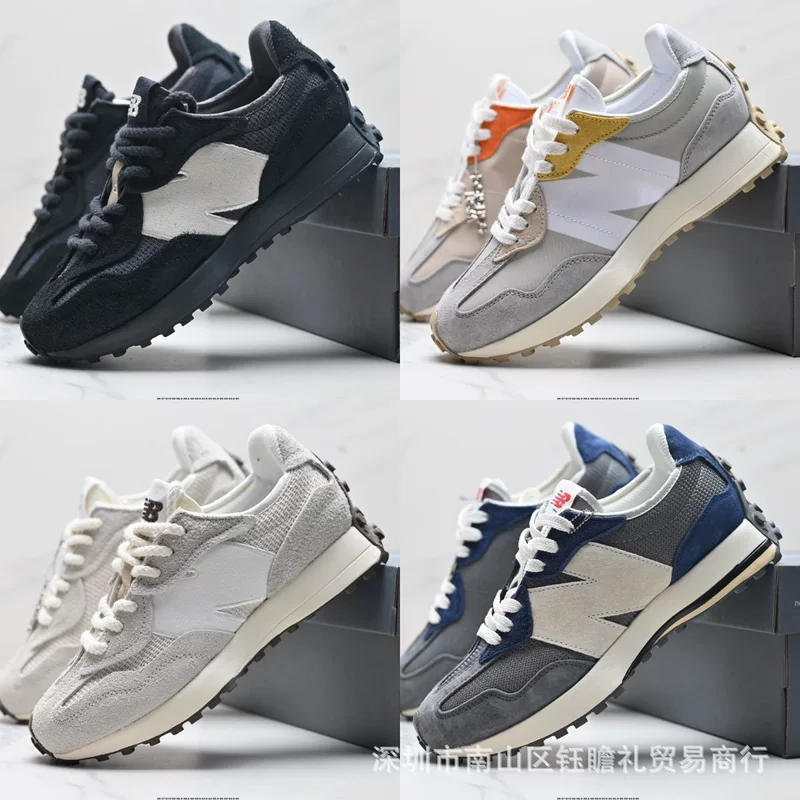 [New Balance NB327 новая версия Пуаньшэнь оригинал дышащие мужские и женские ретро повседневные спортивные беговые дедушки]