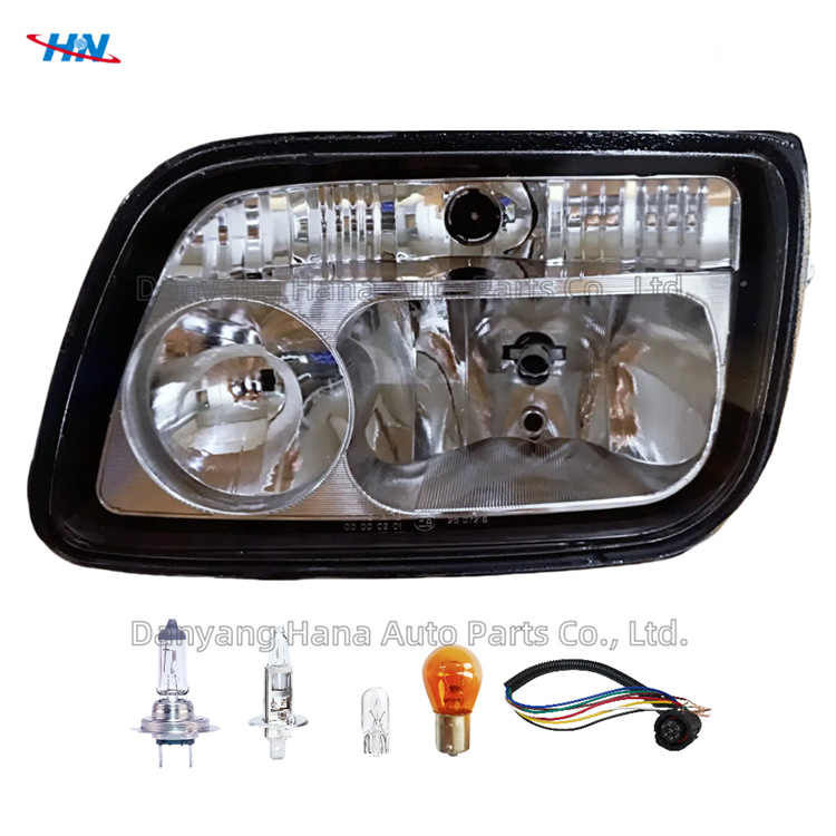 El conjunto de faros Actros MP2 es adecuado para accesorios de camiones Mercedes-Benz faros de bomba halógena 9438200261