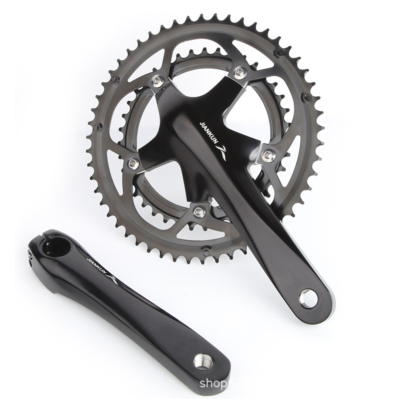 Jiankun 10 / 11 velocidad 20S carretera hueco disco de dientes de cigüeñal central disco de dientes plegable 39 / 53T