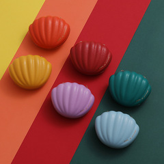 新款結婚喜糖盒 婚禮伴手禮貝殼 喜糖鐵盒婚慶用品糖果盒馬口鐵盒