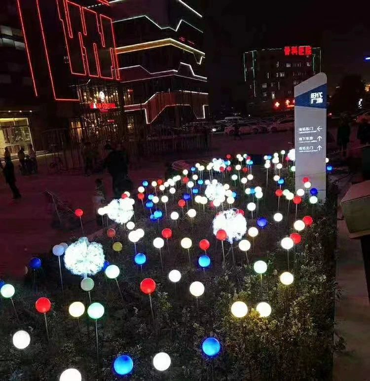 LED путешествия водонепроницаемая светящаяся мячик садовые огни для беседки декорации
