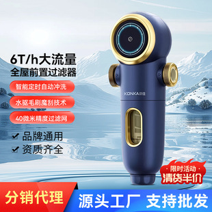 Stainless Steel 6t Whole House Pre-Filter Household Backwash Large Flow Central Entry Pipe Tap Water Pressure Resistance