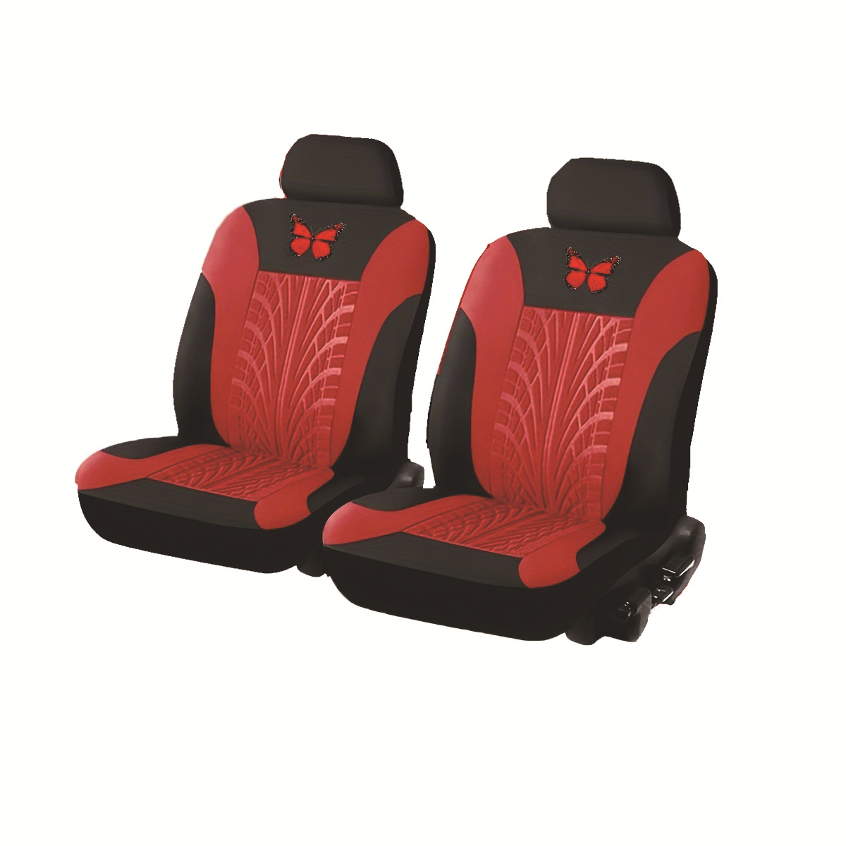 Cojín de asiento transfronterizo exclusivo para automóvil general, artesanía en relieve de mariposa, funda de asiento exquisita, cojín de asiento suave, transpirable y resistente al desgaste