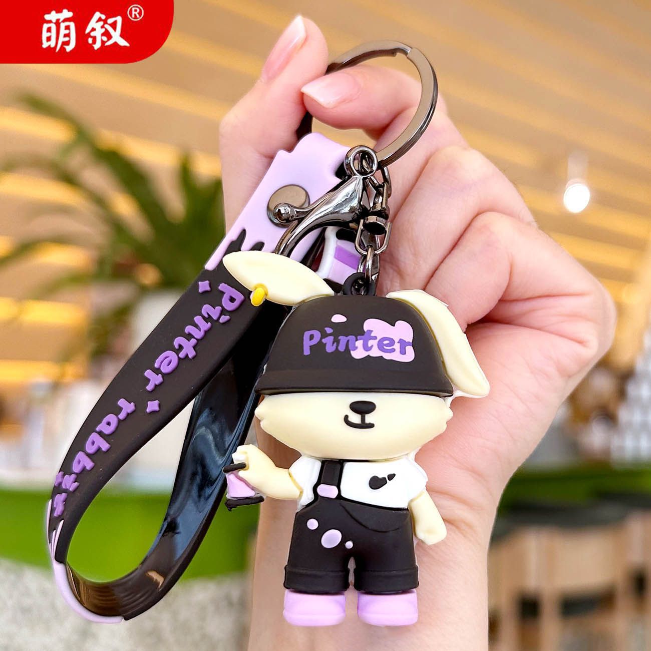 Venta directa de fábrica llavero colgante pequeño muñeca tridimensional llavero de coche mochila escolar colgante puesto al por mayor productos pequeños