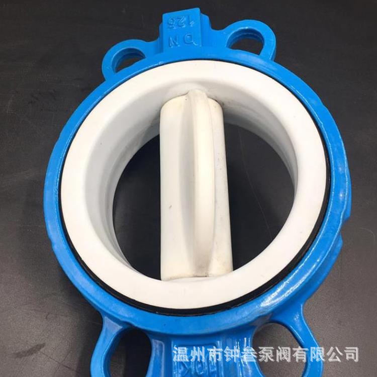 D971F46-16 电动对夹式防腐衬氟蝶阀 D971F46 防爆电动蝶阀 DN300