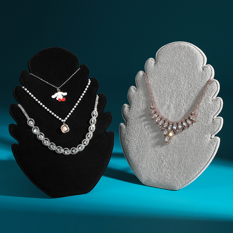 Flame board flannel necklace display rack creative jewelry rack sweater chain jewelry rack jewelry display rack stall props