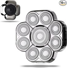 丽科跨境直销九刀头剃光头神器电动剃须刀理发器通用刀头配件