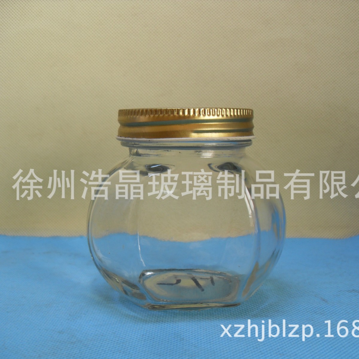 200毫升玻璃罐 果酱瓶 八角食品玻璃 罐酱菜罐 蜂蜜 玻璃罐子