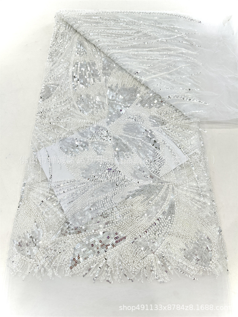 Industria pesada, cuentas, lentejuelas, telas, vestidos de moda, vestidos de baile, vestidos de cena para damas, telas bordadas, venta al por mayor transfronteriza