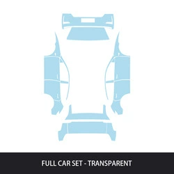 25-26 Models of Tesla's New Model Y Invisible Car Cover Tpu Pre-Cut Paint Protection Film for Specific Vehicles (Car paint protective film) - transparent-tpu-25-26-tesla-refreshed-model-y
