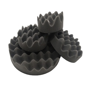 2 345678-inch sponge polishing wheel for car polisher back velvet self-adhesive wave mirror fine reduction disc