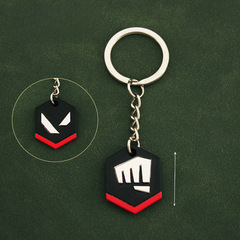 ValoRant game merchandise Mini Brutal Fist symbol keychain accessory full metal 3cm