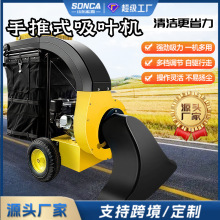 道路树叶收集器园林落叶收集设备手推式吸叶机自走式树叶收集车