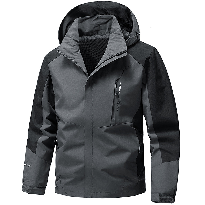 Chaqueta transfronteriza de primavera y otoño para hombres al aire libre vestir de asalto vestido de otoño con capuzas abrigo de montaña chaqueta de moda