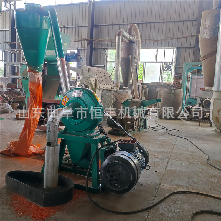 新款大型万能粉碎机玉米饲料化工业齿爪式自吸式磨粉机打粉机商用