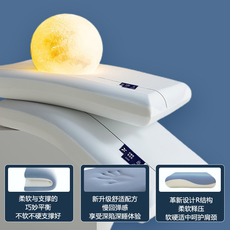 スターホテルは新しいクラウドメモリーピローエア凝縮枕低反発枕コアホームホテル枕卸売ドロップシッピングを選択しました|undefined