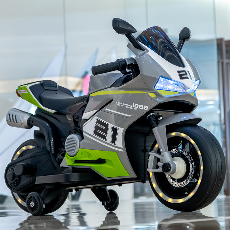 Nueva motocicleta eléctrica para niños 3-8 años de edad botella COCHE los niños pueden sentarse hombres y mujeres bebé motocicleta generación coche de juguete