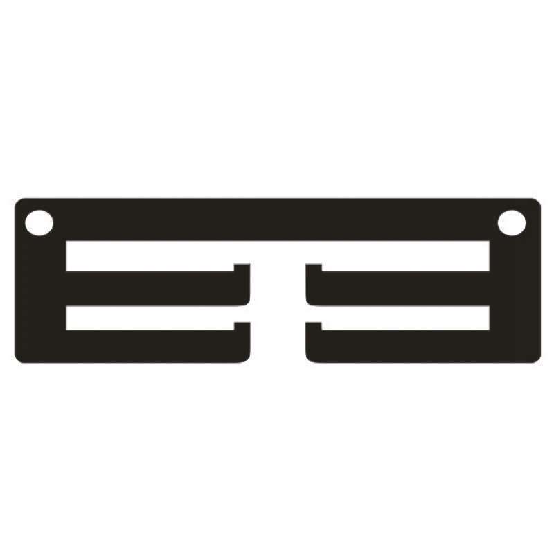 직사각형 이중 행 메달 스탠드