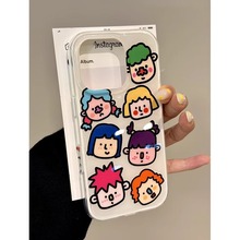 韩风头像适用于OPPOA97手机壳FINDX8白底RENO14可爱A55批发R17