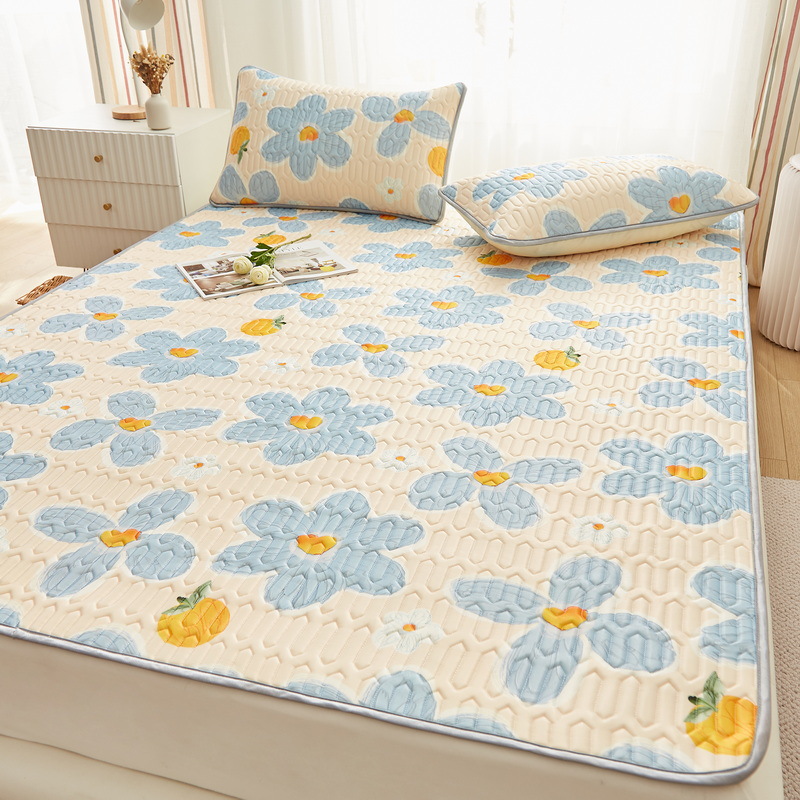 summer latex summer sleeping mat Three printing Borneol summer sleeping mat student dormitory Double Mat wholesale