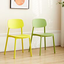 北欧现代简约塑料餐椅家用靠背书房化妆椅网红ins风轻奢创意凳子