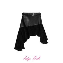 Fudge Pink 25秋季New美式辣妹个性拼接设计不对称短裙