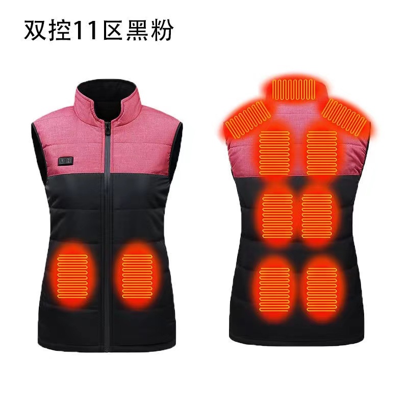 이중 제어 영역 11 검은 색과 빨간색