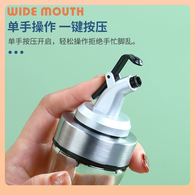 Oil dispenser, glass bottle